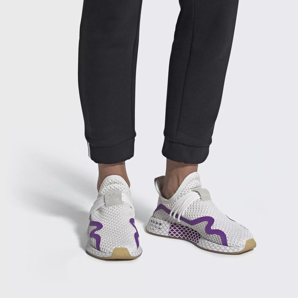 Adidas Deerupt S Runner Tenis Blancos Para Mujer (MX-54376)